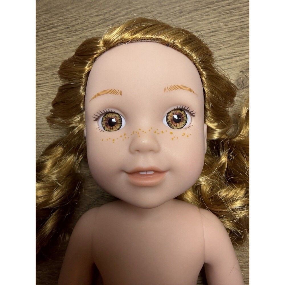 American Girl Wellie Wishers Willa Doll Red Hair Hazel Eyes Freckles